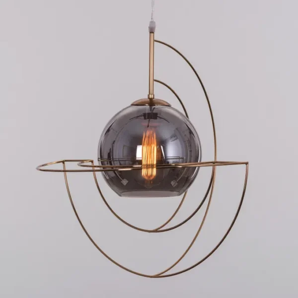 Glamster (Gold, Smokey Grey) Pendant Light
